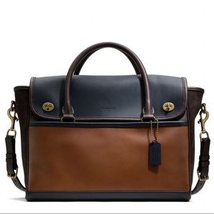 Coach Leather Legacy Utility Flap Commuter